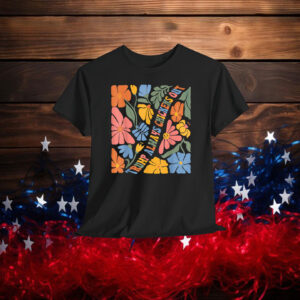 Boho Floral Funny Trump Always Chickens Out TACO T-Shirt