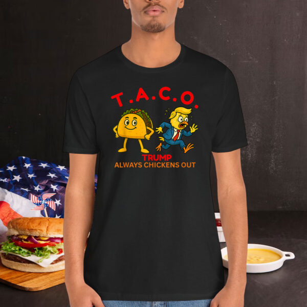 Funny Trump Always Chickens Out Fun Taco Theory Trumps T-Shirt