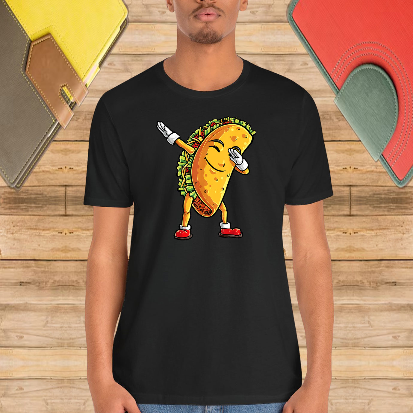 Funny Let's Go Taco Food Dab Shirt