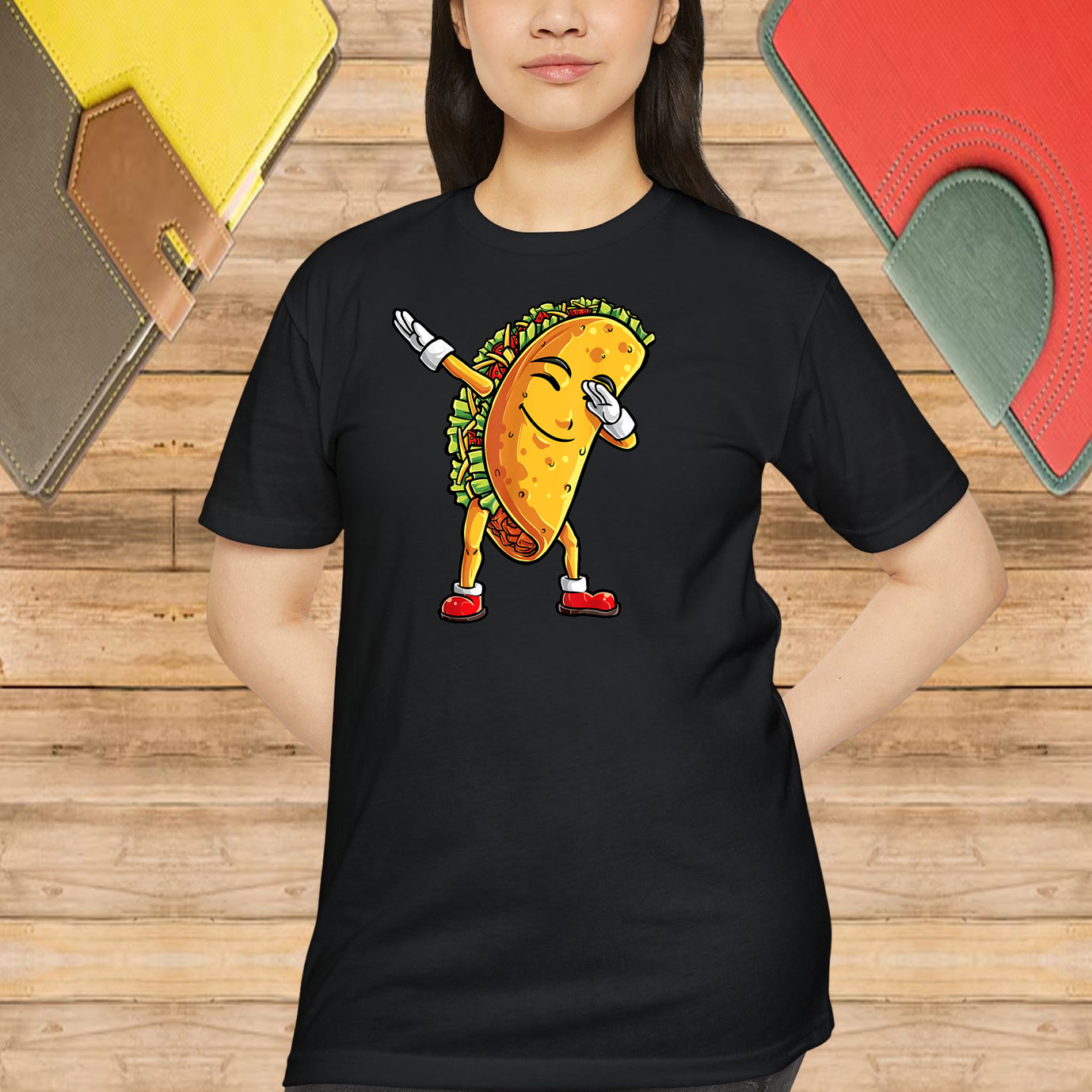 Funny Let's Go Taco Food Dab Shirt