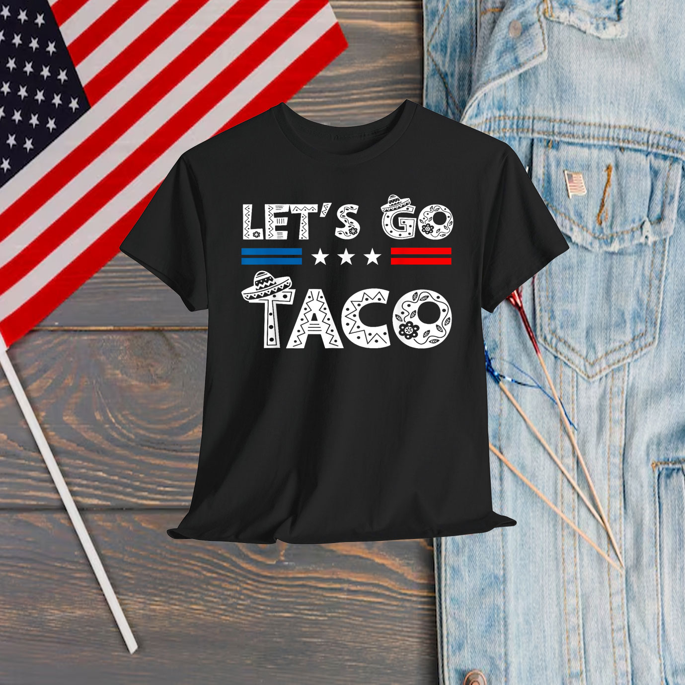 Funny Let's Go Taco Shirt