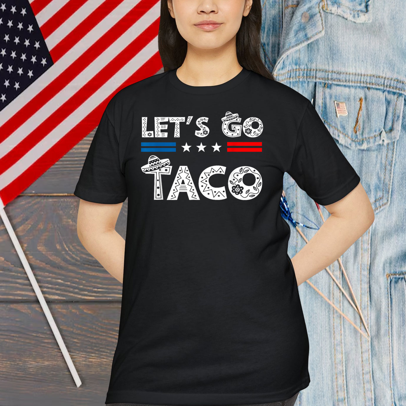 Funny Let's Go Taco Shirt