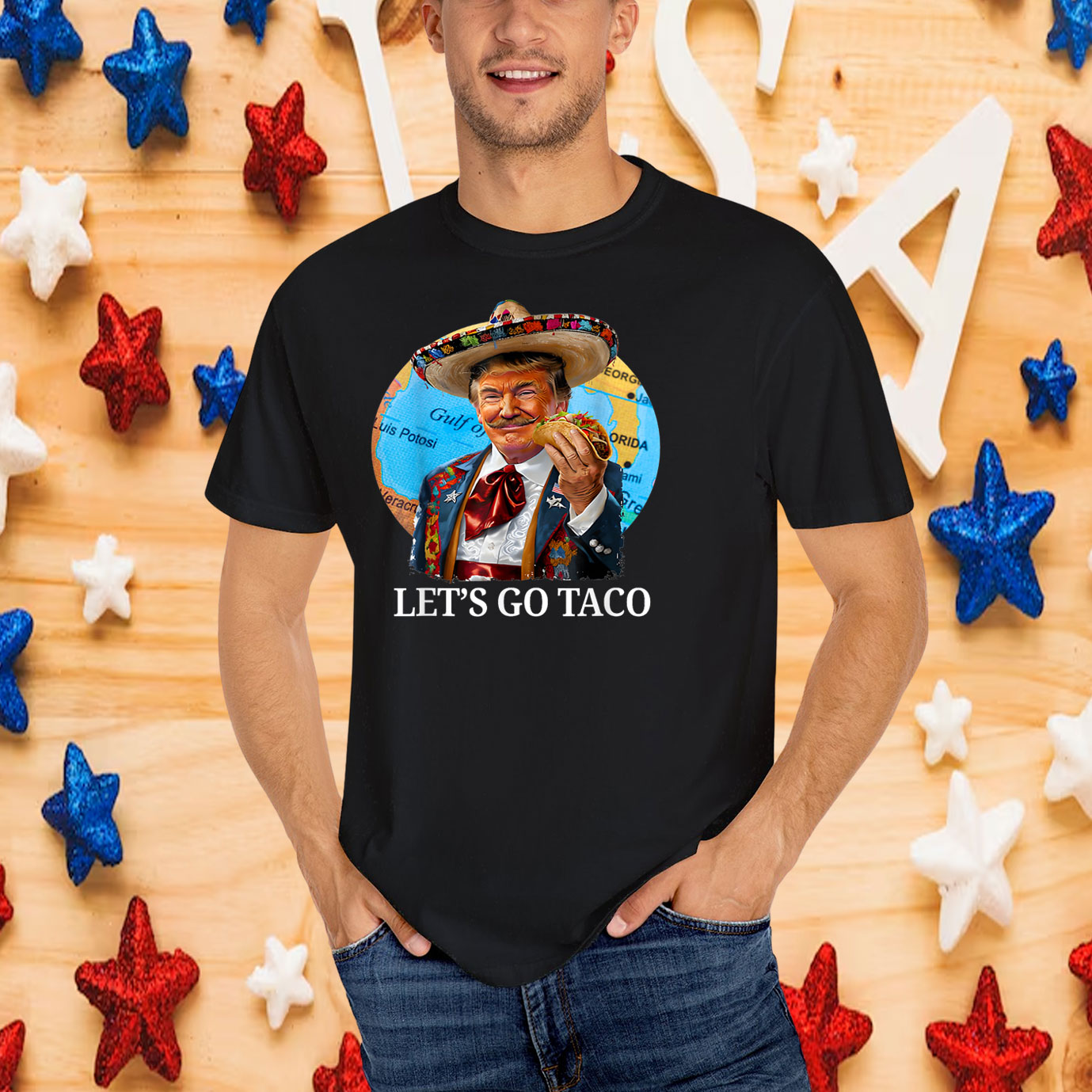 Funny Let's Go Taco T-Shirt