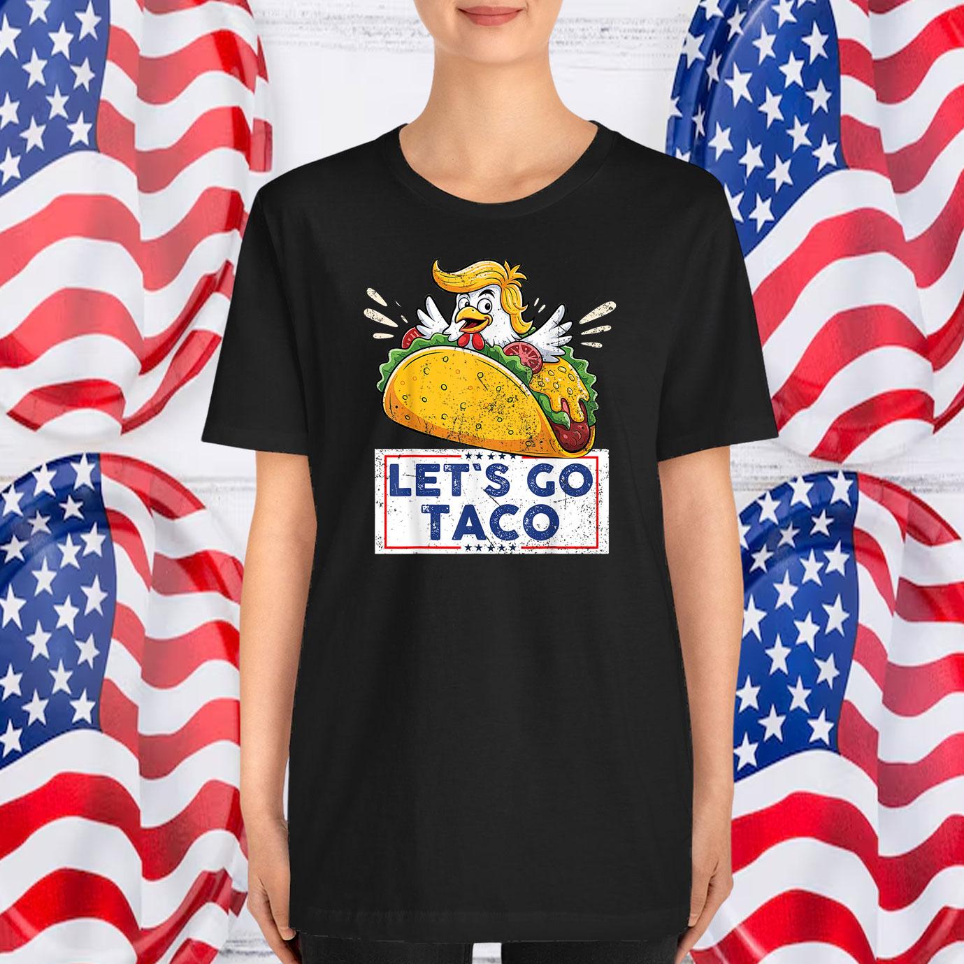 Funny Let's Go Taco Tee T-Shirt