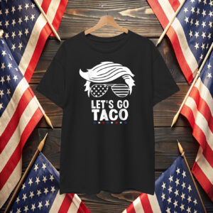 Funny Let's Go Taco USA Flag T-Shirts