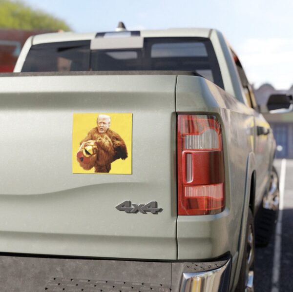Funny Trump Always Chickens Out Car Magnets