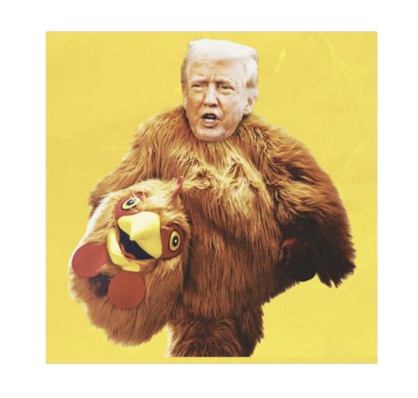 Funny Trump Always Chickens Out Car Magnets