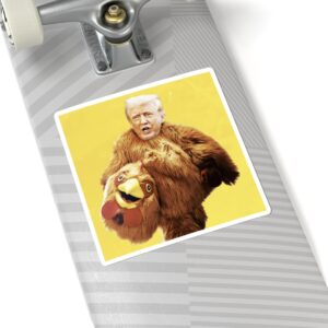 Funny Trump Always Chickens Out Car Stickers