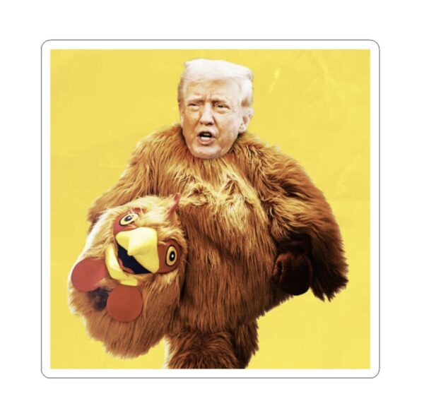 Funny Trump Always Chickens Out Car Stickers