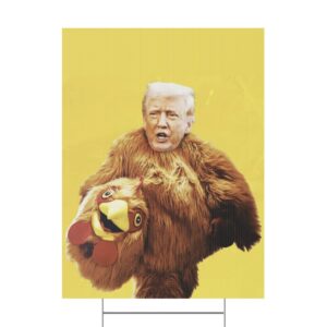 Funny Trump Always Chickens Out Yard Sign