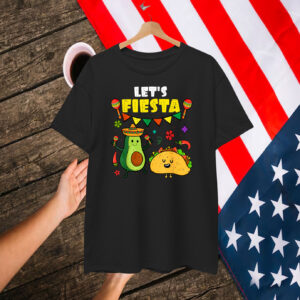Let's Fiesta Tacos Mexican Party Let's Fiesta Cinco De Mayo T-Shirt