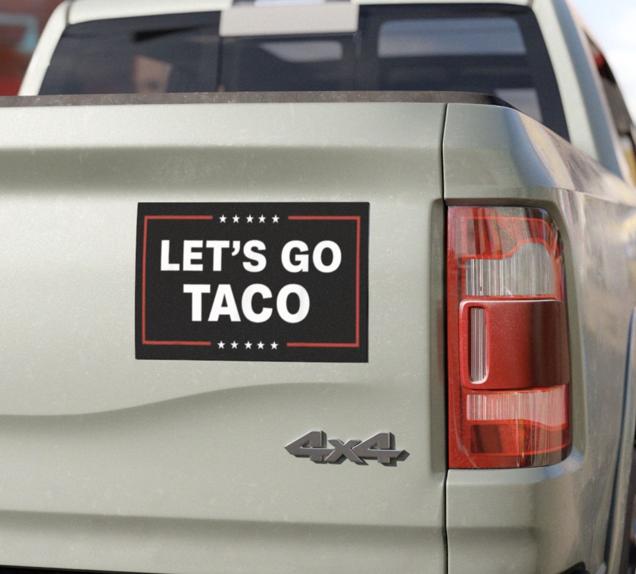 Let’s Go TACO Car Magnet