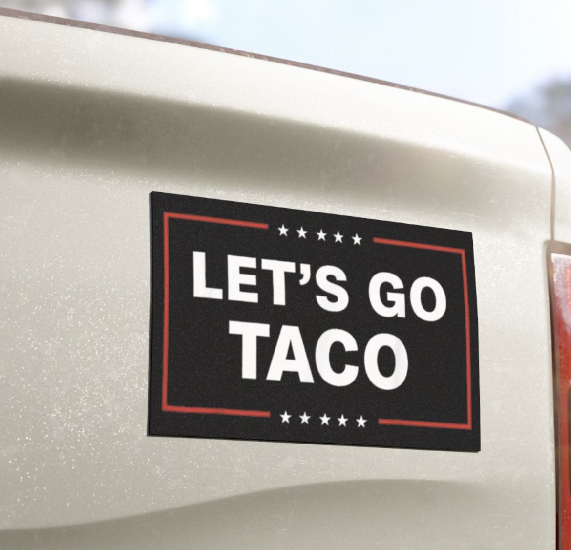 Let’s Go TACO Car Magnet