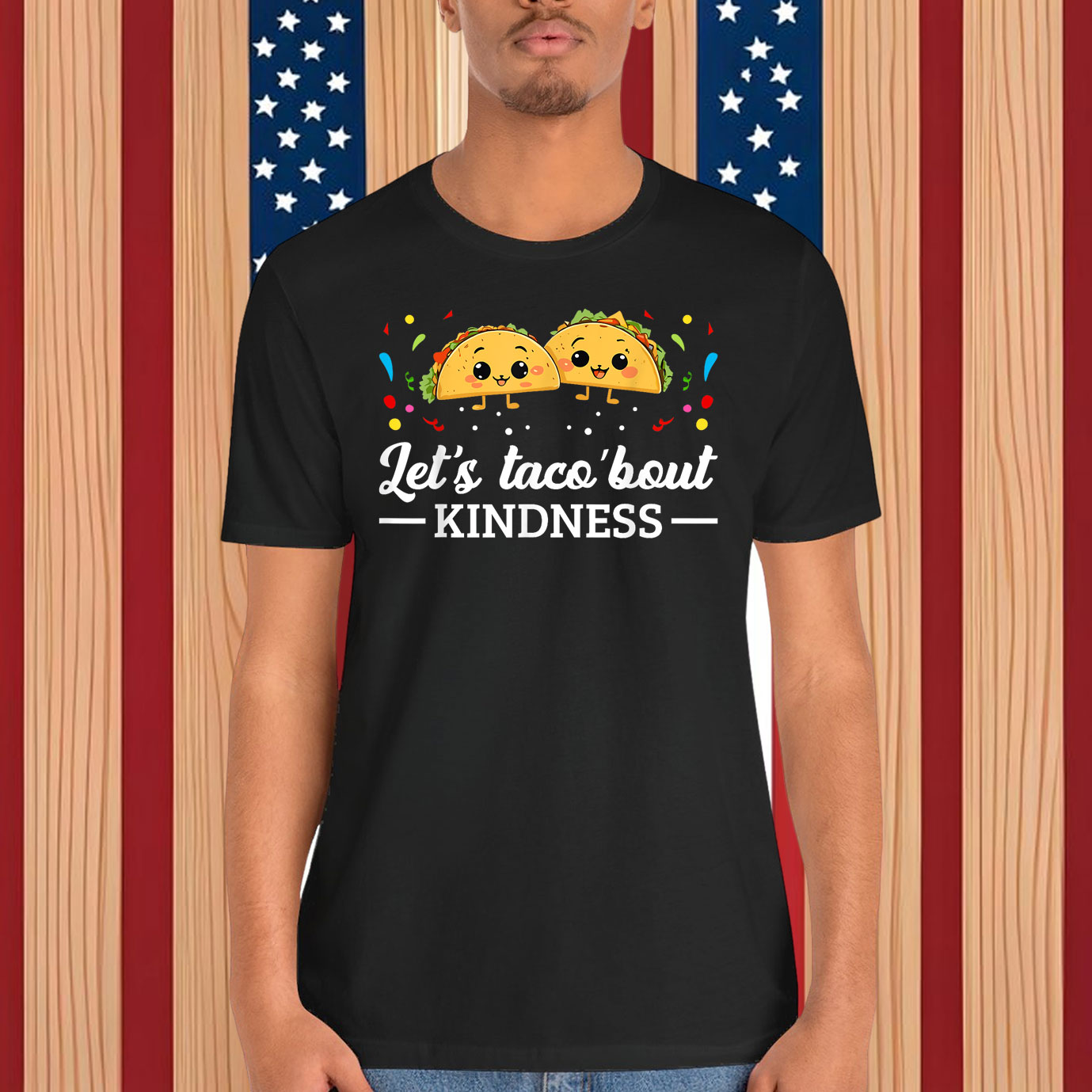 Let's Taco 'Bout Kindness Taco Food Lover Shirt