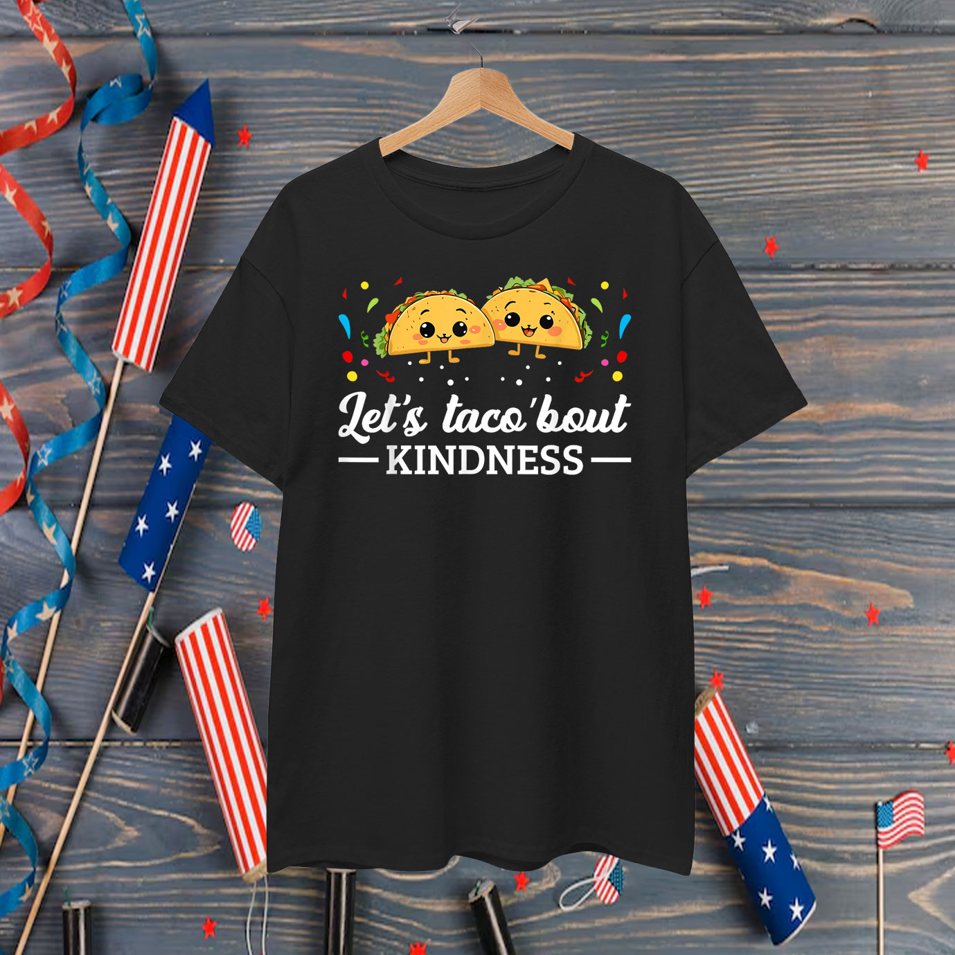 Let's Taco 'Bout Kindness Taco Food Lover T-Shirt