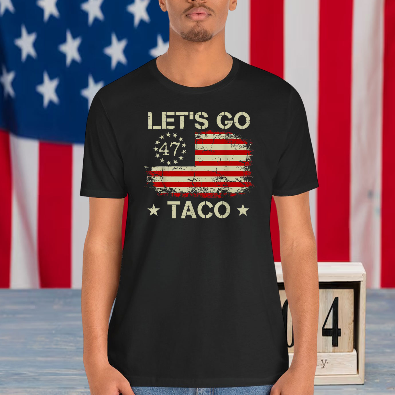 Retro Let's Go Taco Funny Let's Go Taco T-Shirt