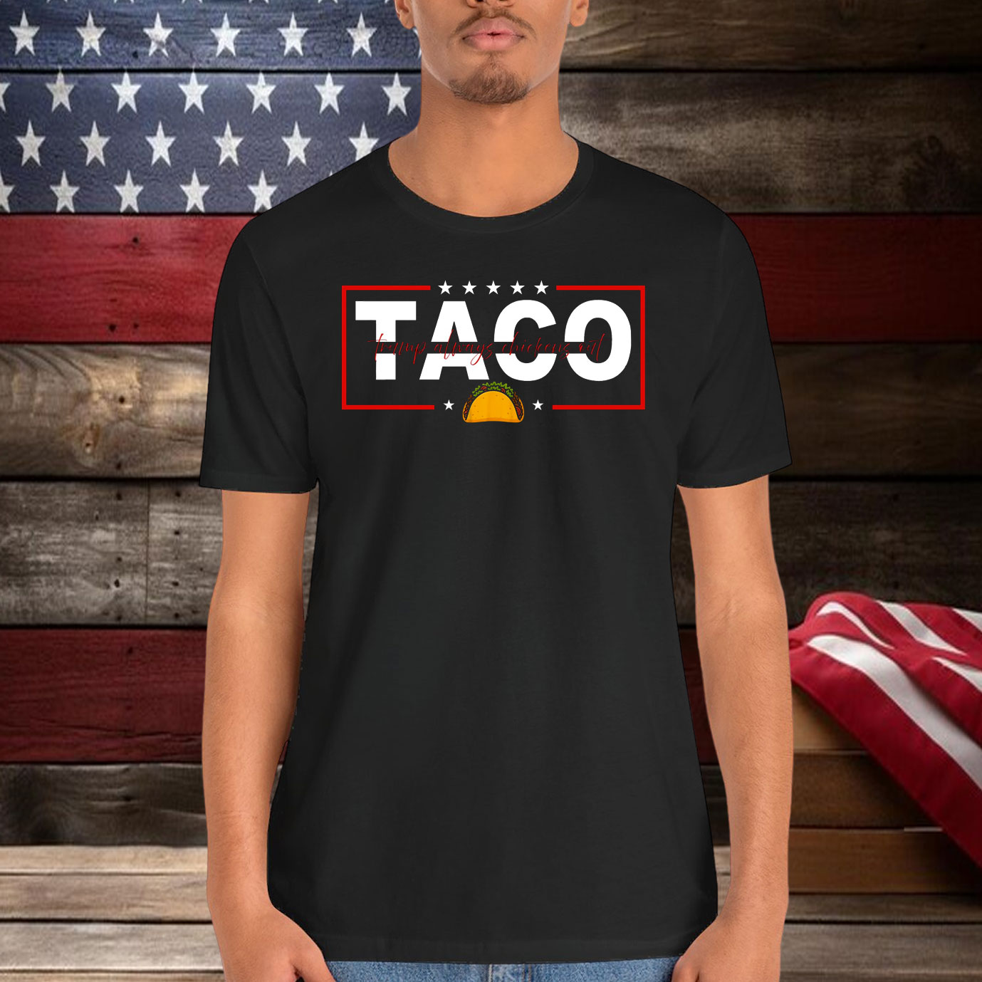 T.A.C.O Trump Always Chickens Out 25 Shirt