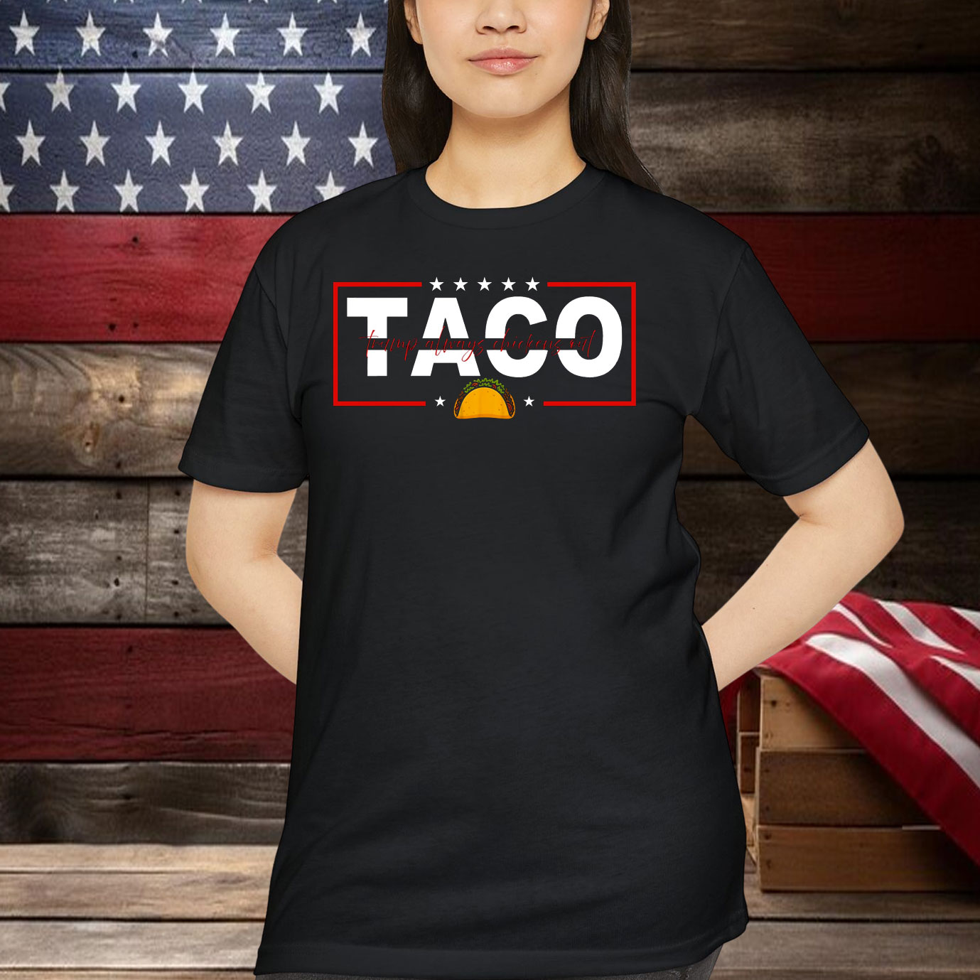T.A.C.O Trump Always Chickens Out 25 Shirt
