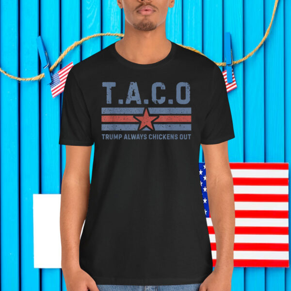 T.A.C.O Trump Always Chickens Out - Funny T-Shirt