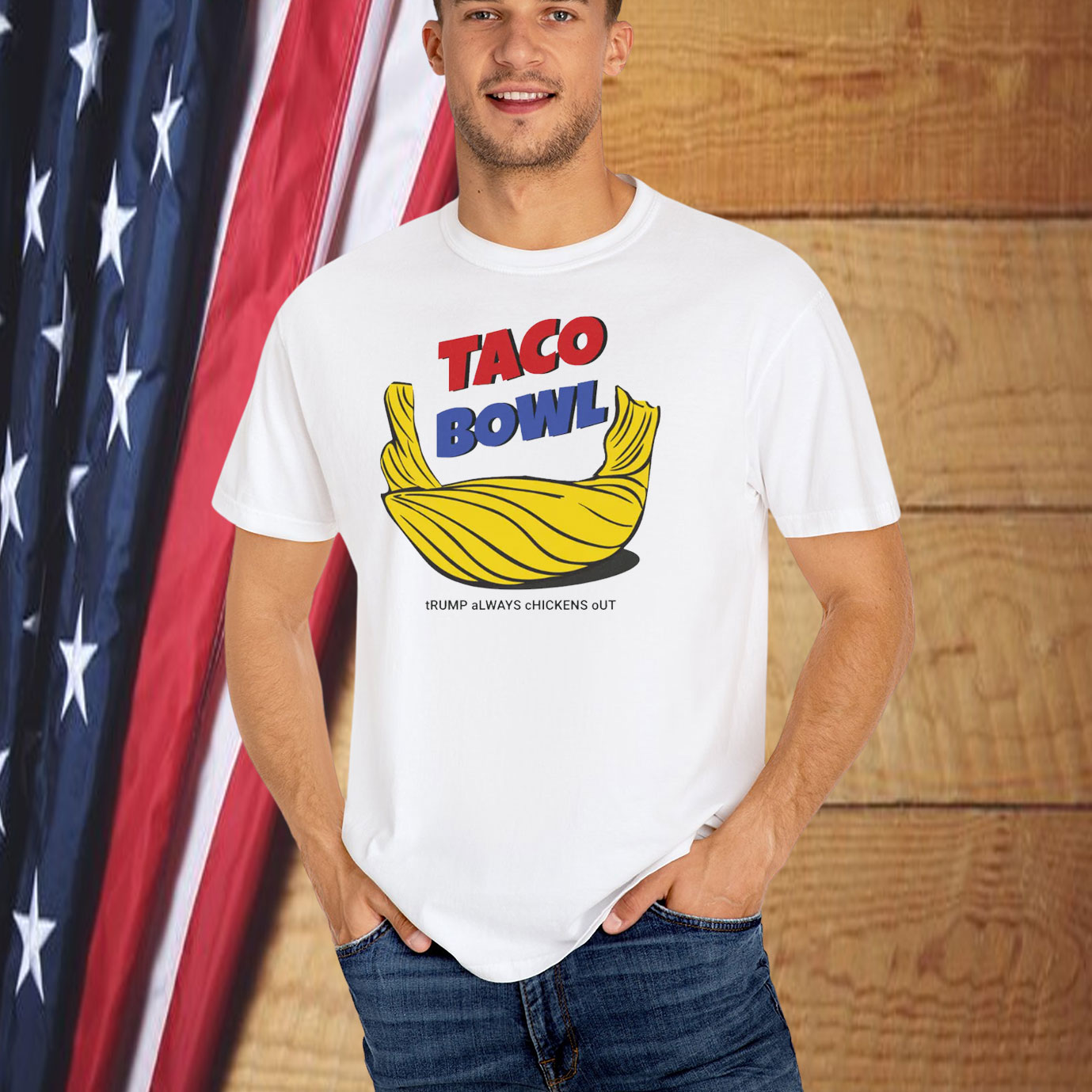TACO Bow Trump Always Chickens Out Shirt