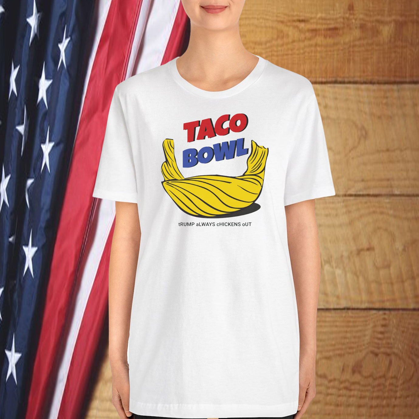 TACO Bow Trump Always Chickens Out Shirt