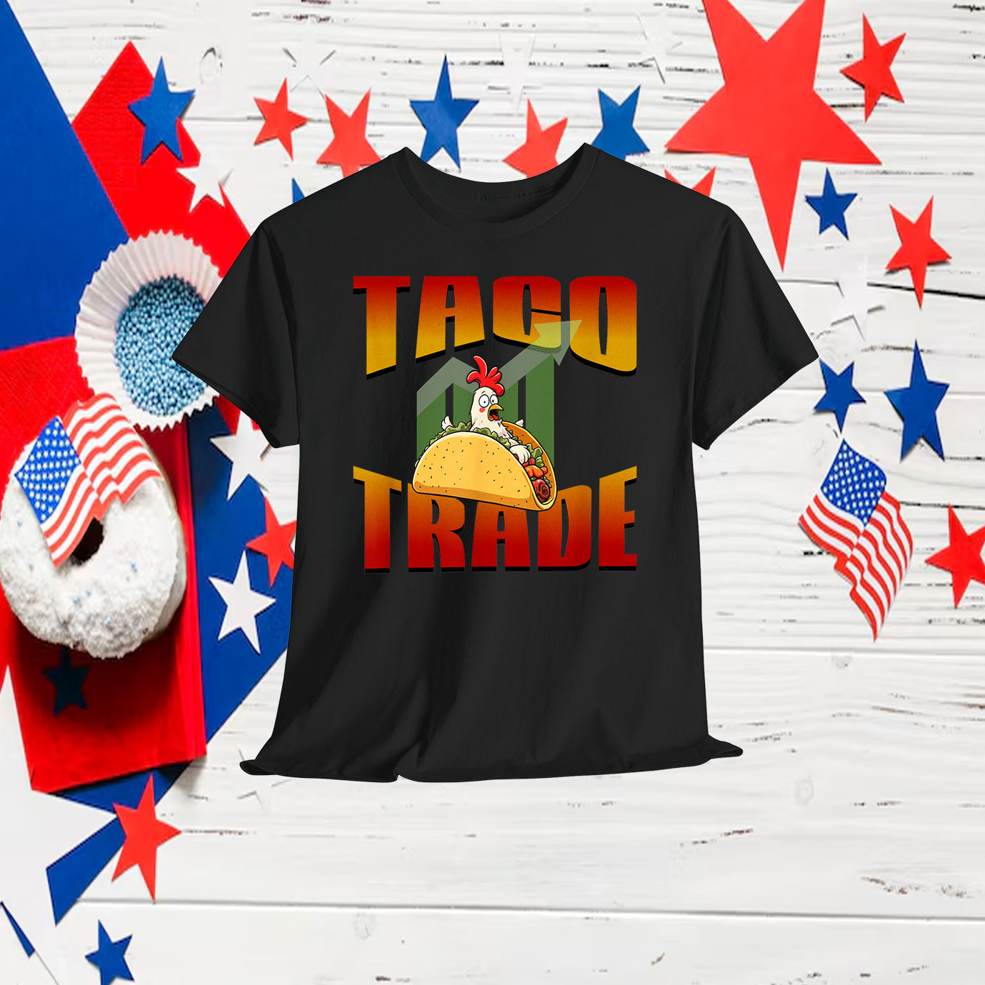 TACO Trade – Funny Political Trading - Chickening Out T-Shirt