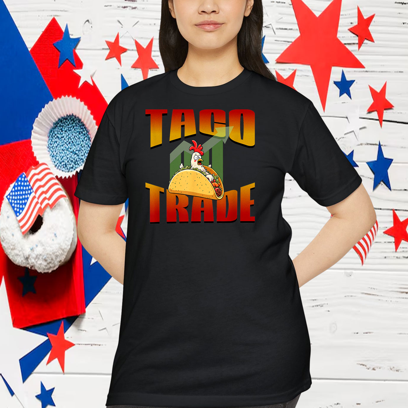 TACO Trade – Funny Political Trading - Chickening Out T-Shirt