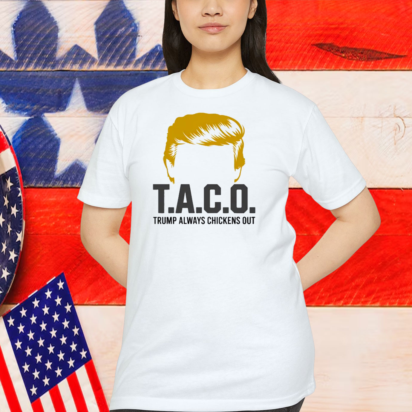 TACO Trmp Always Chickens Out Shirt