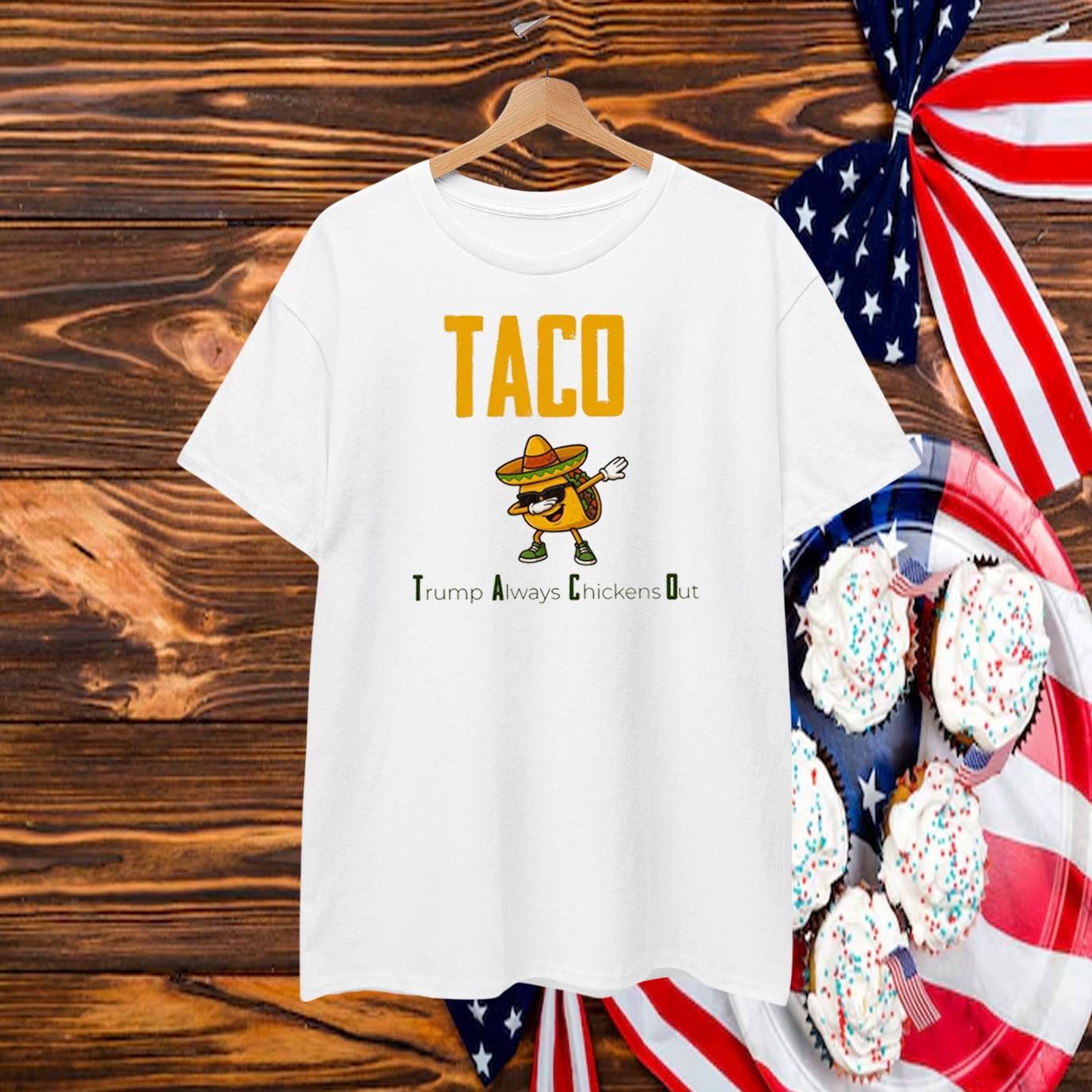 TACO Trump Always Chickens Out 2025 T-Shirt