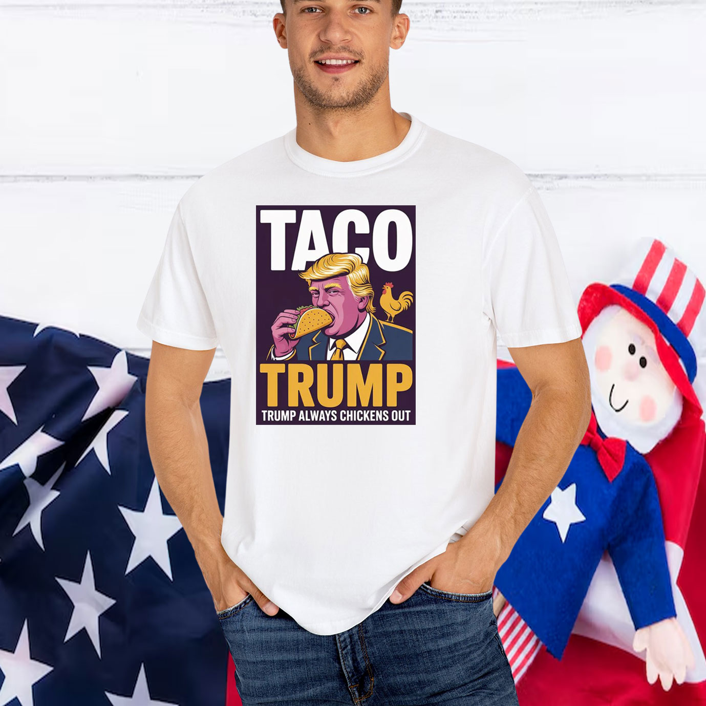 TACO Trump Always Chickens Out 25 Shirts