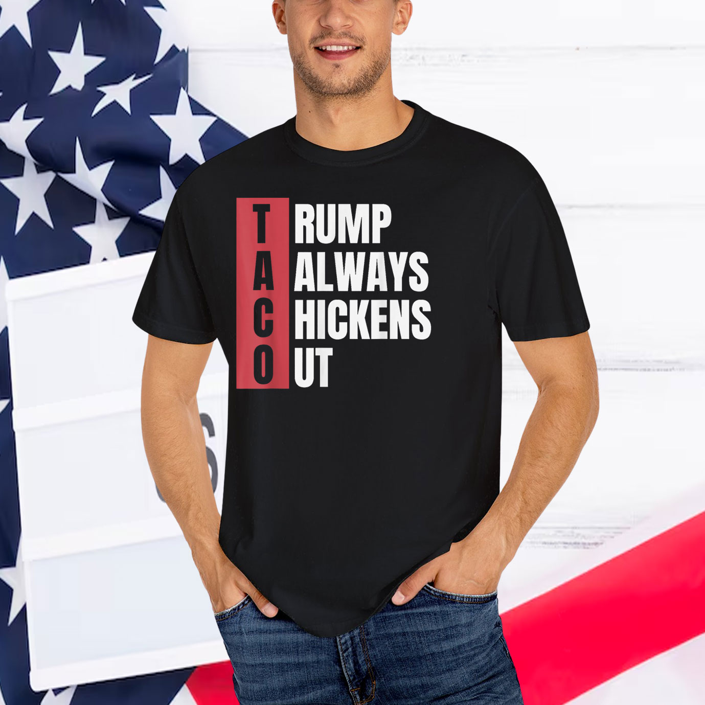 Taco Trump Always Chickens Out 2025 Shirts