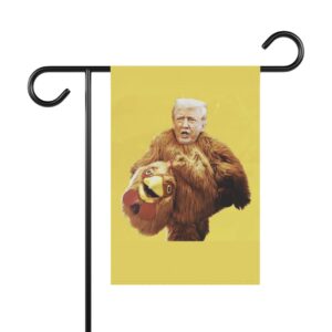 Trump Always Chickens Out Garden Banner