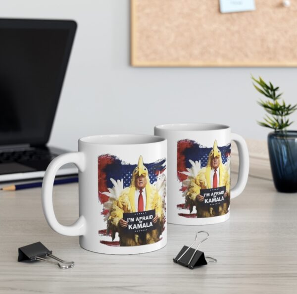 Trump Always Chickens Out Mug Afraid of Kamala