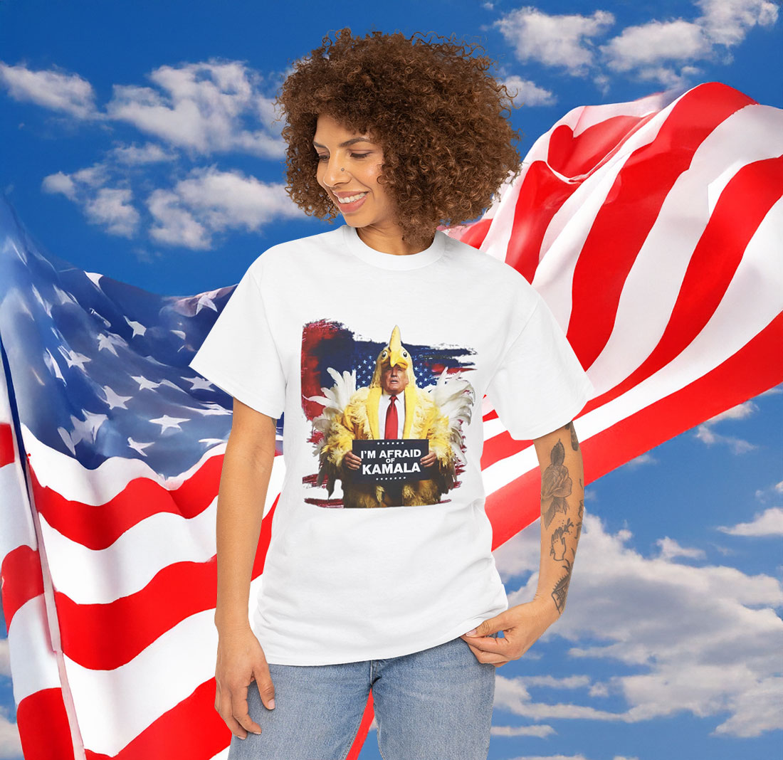 Trump Always Chickens Out Shirt Afraid of Kamala