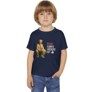 Trump Always Chickens Out Shirt Kids