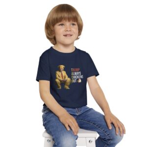Trump Always Chickens Out Shirt Kids