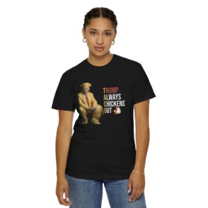 Trump Always Chickens Out Shirt Womens
