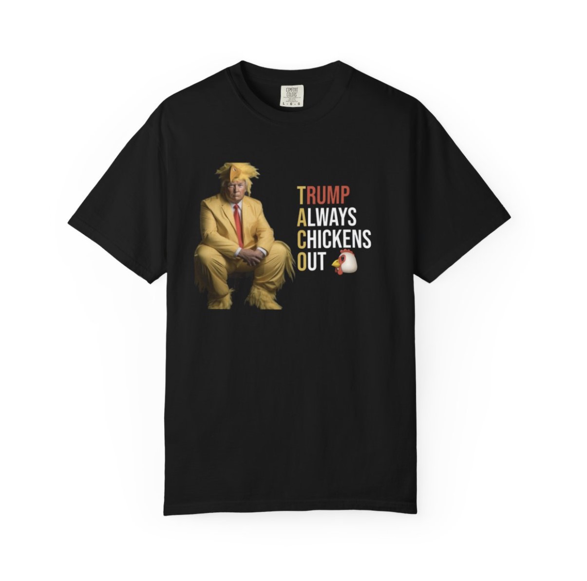 Trump Always Chickens Out Shirt Womens
