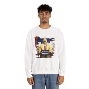 Trump Always Chickens Out Sweatshirt Afraid of Kamala
