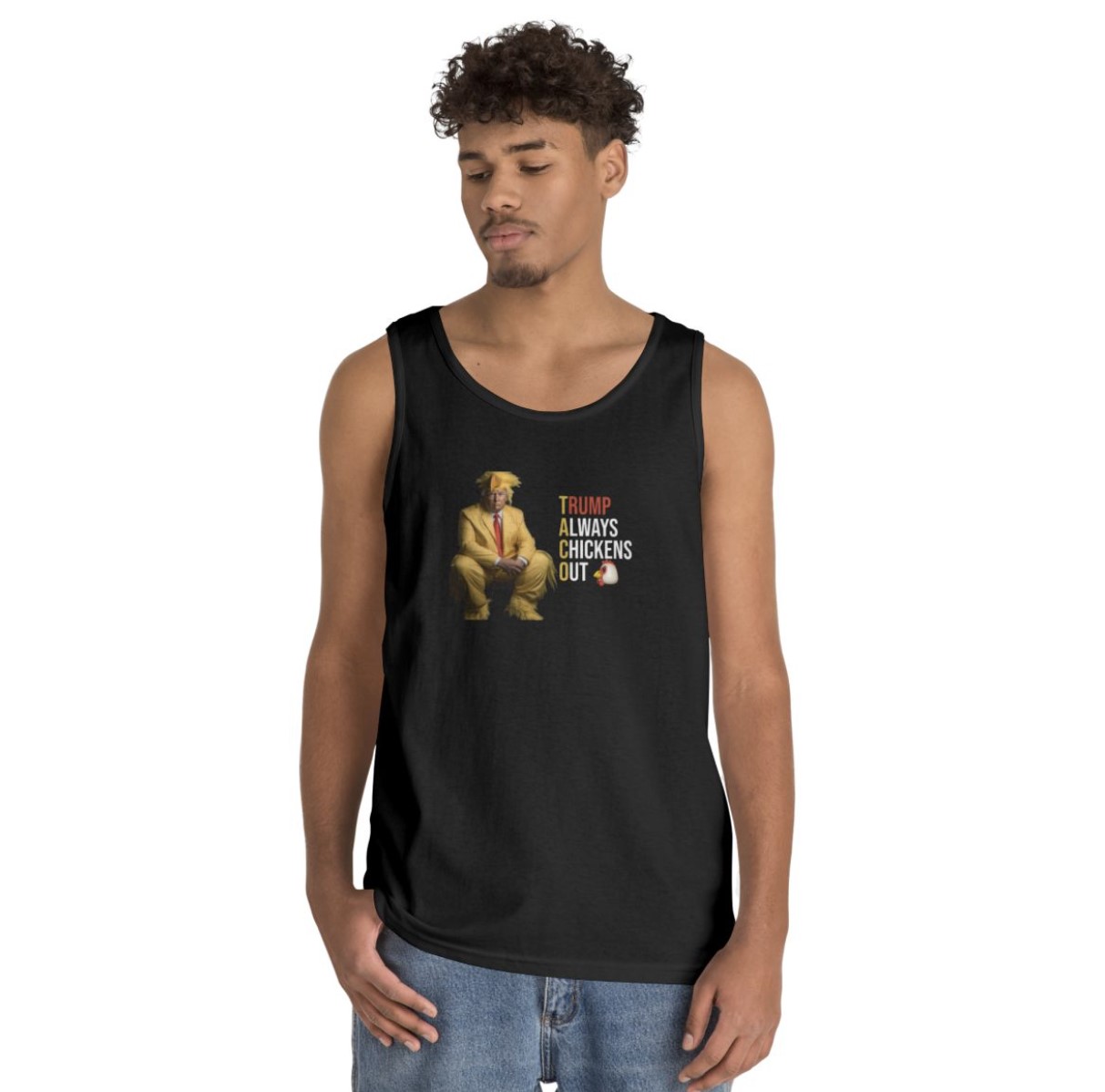 Trump Always Chickens Out Tank Top