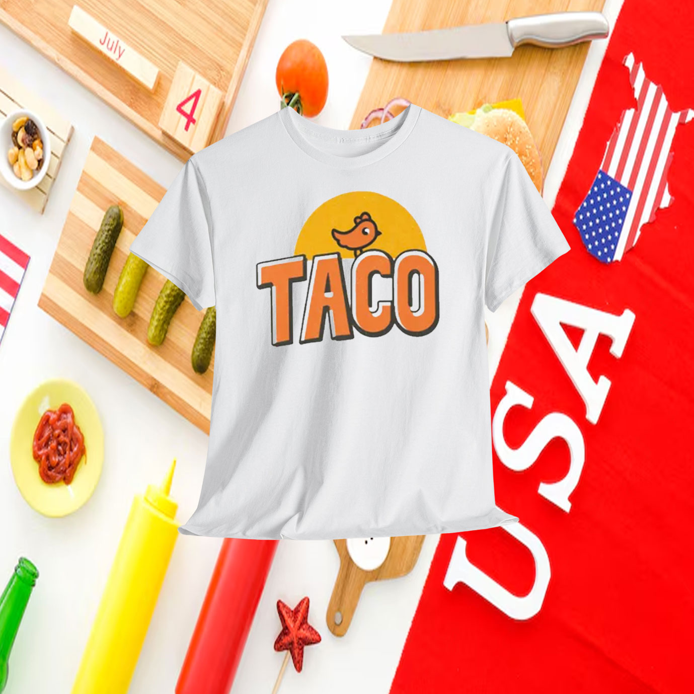 Trump TACO Chicken Shirts
