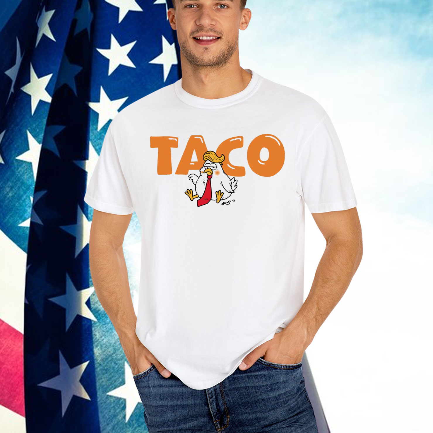 Trump Always Chickens Taco Protest Gifts Shirt