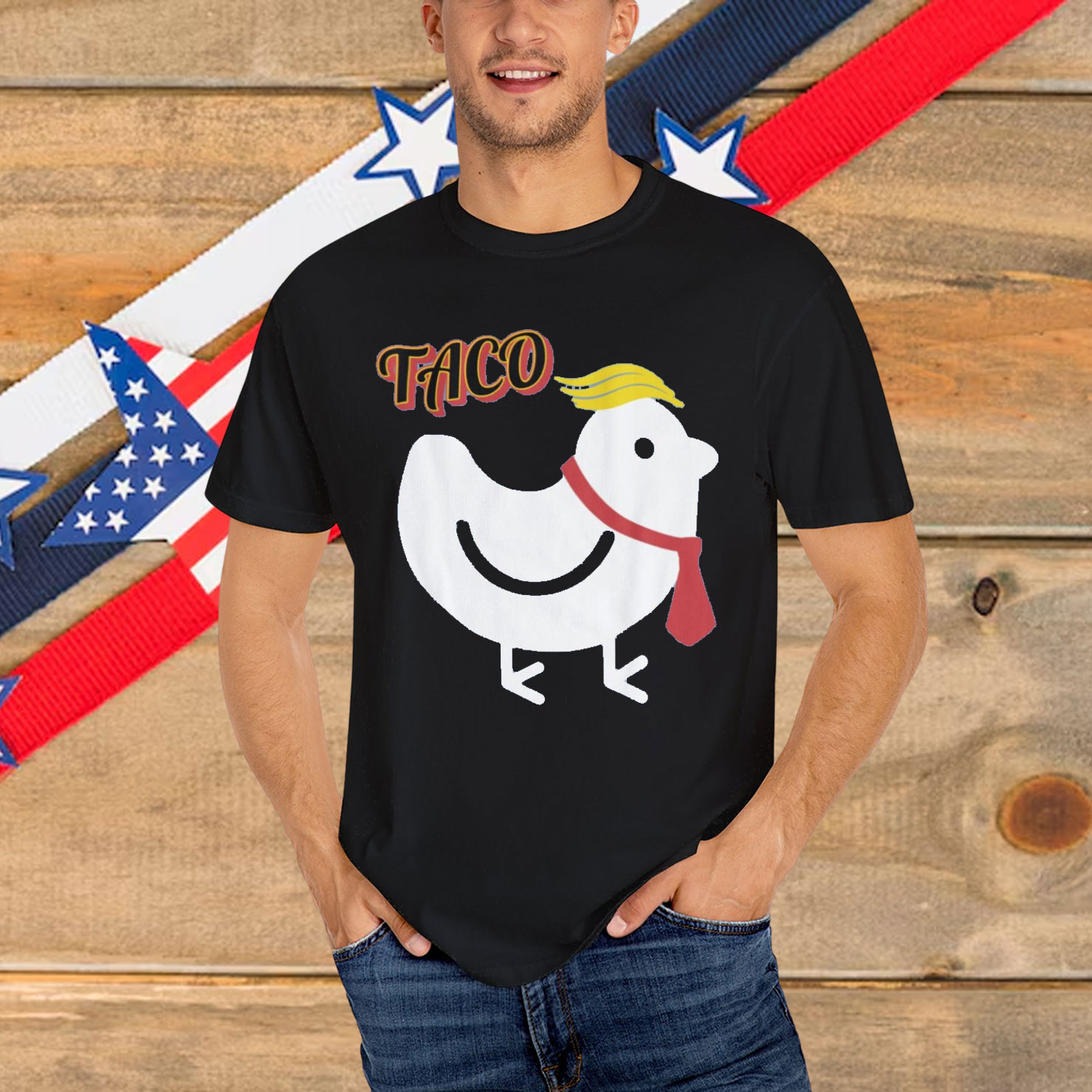 Let's Go Taco Anti Chickens MAGA Out Trump Shirt