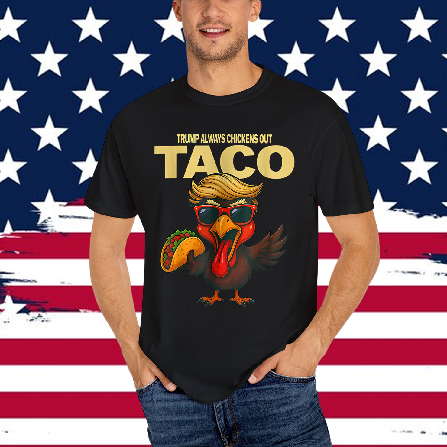 Let's Go Taco Always Chickens Out Shirt