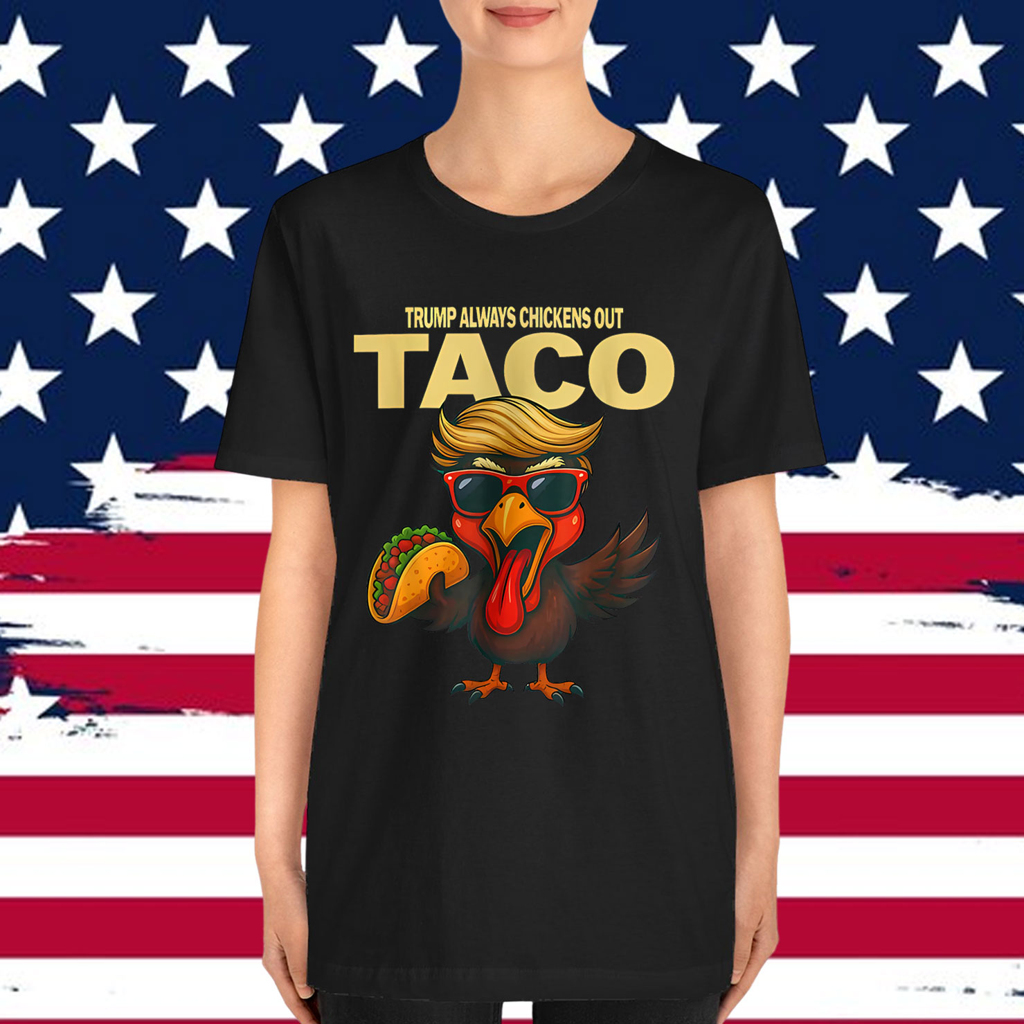 Let's Go Taco Always Chickens Out Shirt