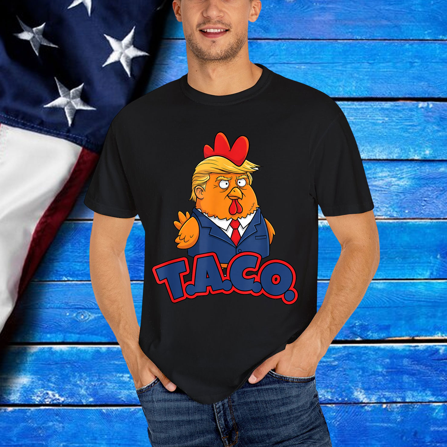 Trump Taco Always Chickens Out Anti Shirt