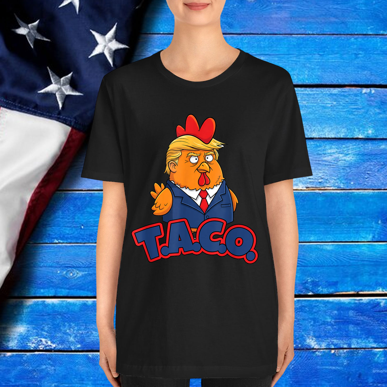 Trump Taco Always Chickens Out Anti Shirt