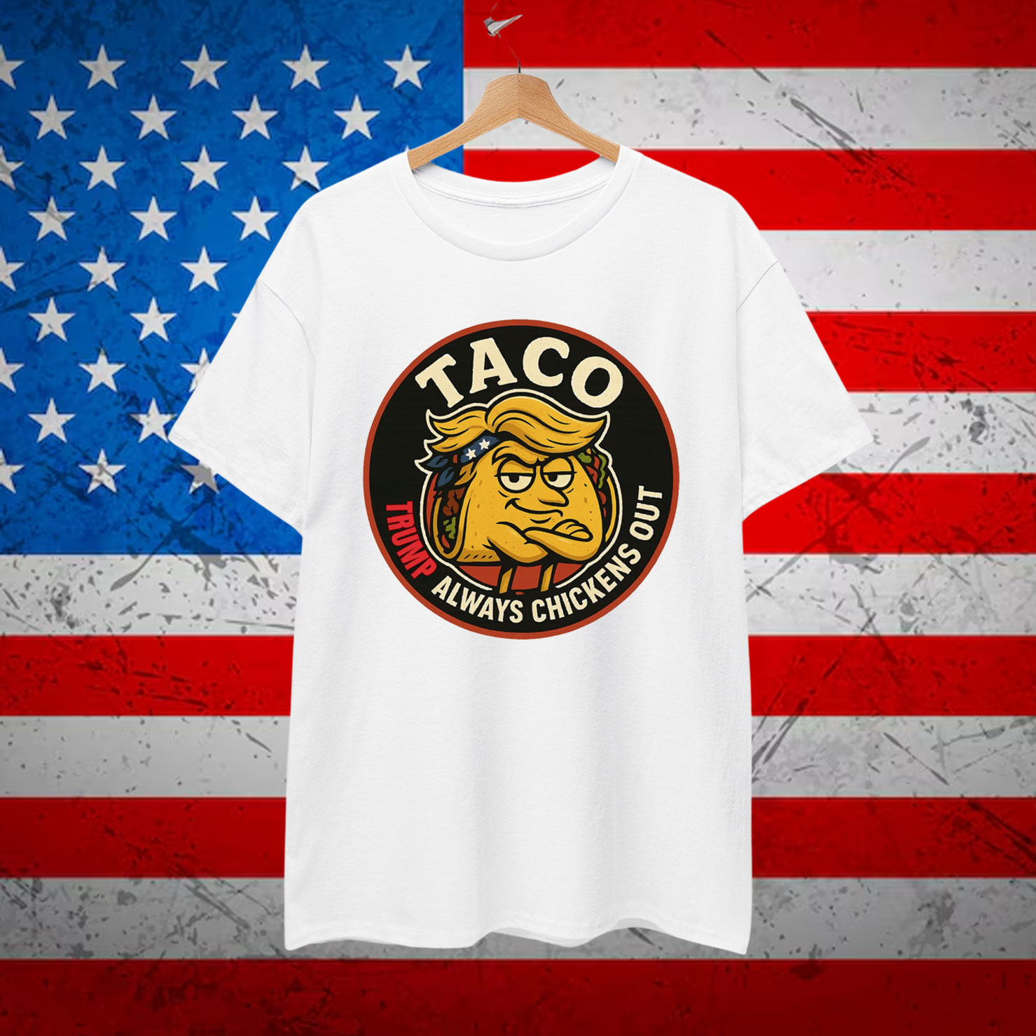 Trump Funny Anti Liberal Taco Chickens Shirt