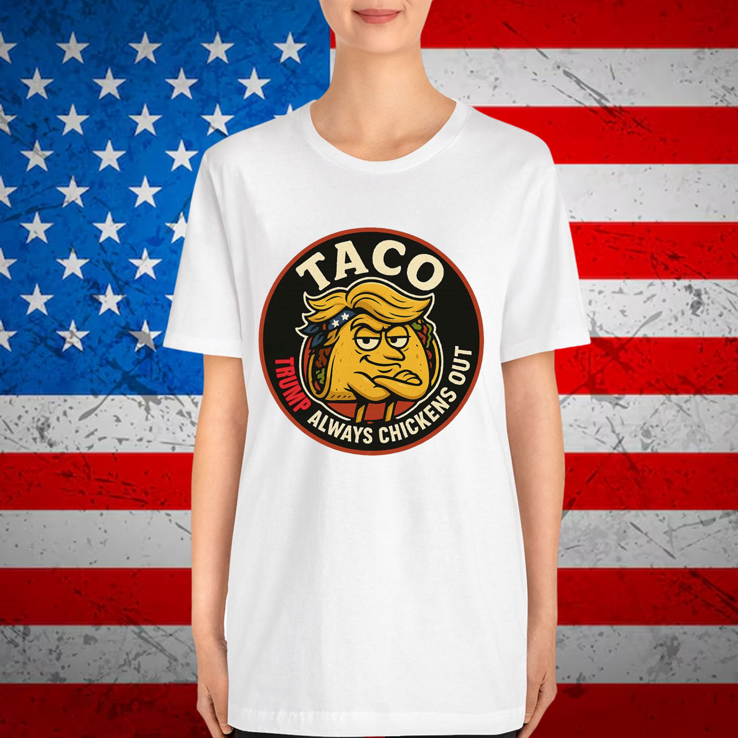 Trump Funny Anti Liberal Taco Chickens Shirt