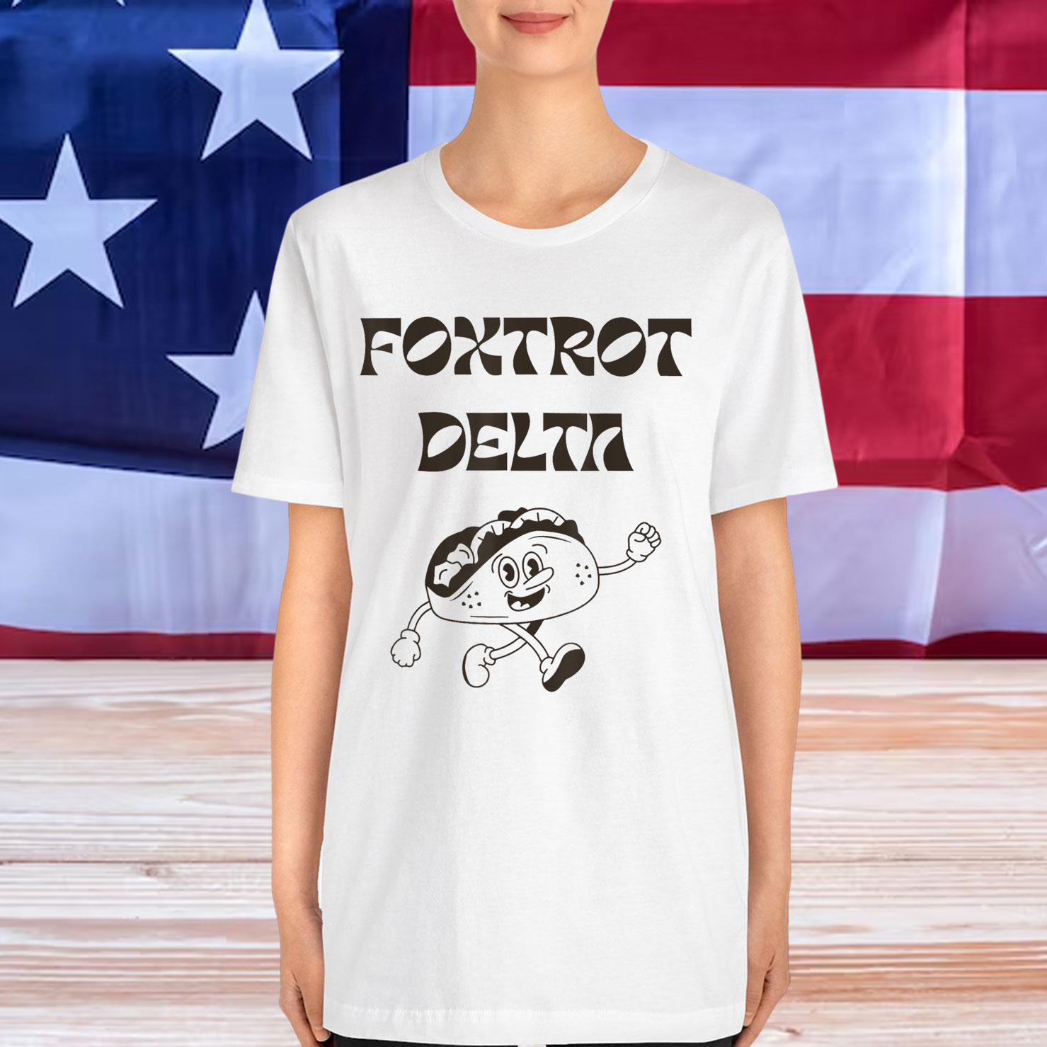 Let's Go TACO Funny Foxtrot Delta Retro Funny Shirt